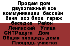 Продам дом двухэтажный все коммуникации, бассейн, баня, хоз.блок, гараж беседка › Район ­ Ленинский › Улица ­ СНТРадуга › Дом ­ 123 › Общая площадь дома ­ 200 › Площадь участка ­ 700 › Цена ­ 3 500 000 - Башкортостан респ., Уфимский р-н, Уфа г. Недвижимость » Дома, коттеджи, дачи продажа   